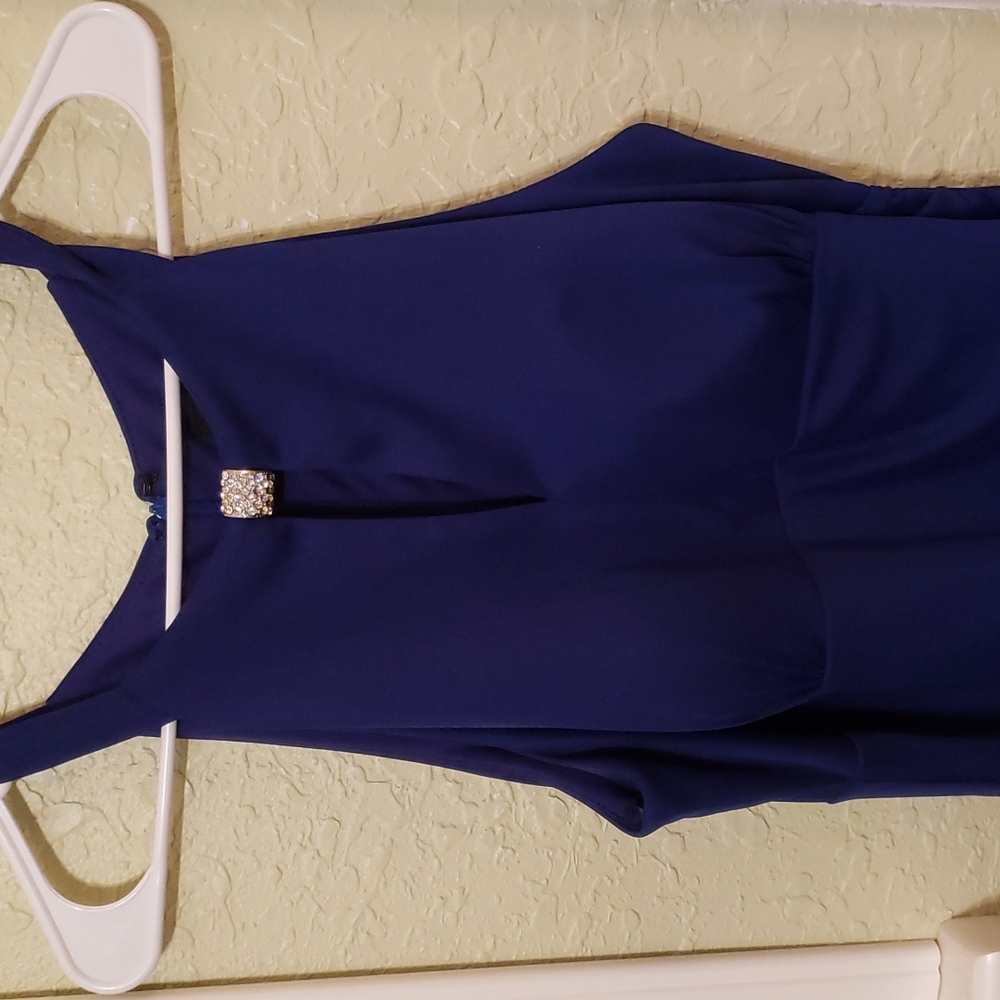 BETSY AND ADAM Royal Blue Cocktail  Dress